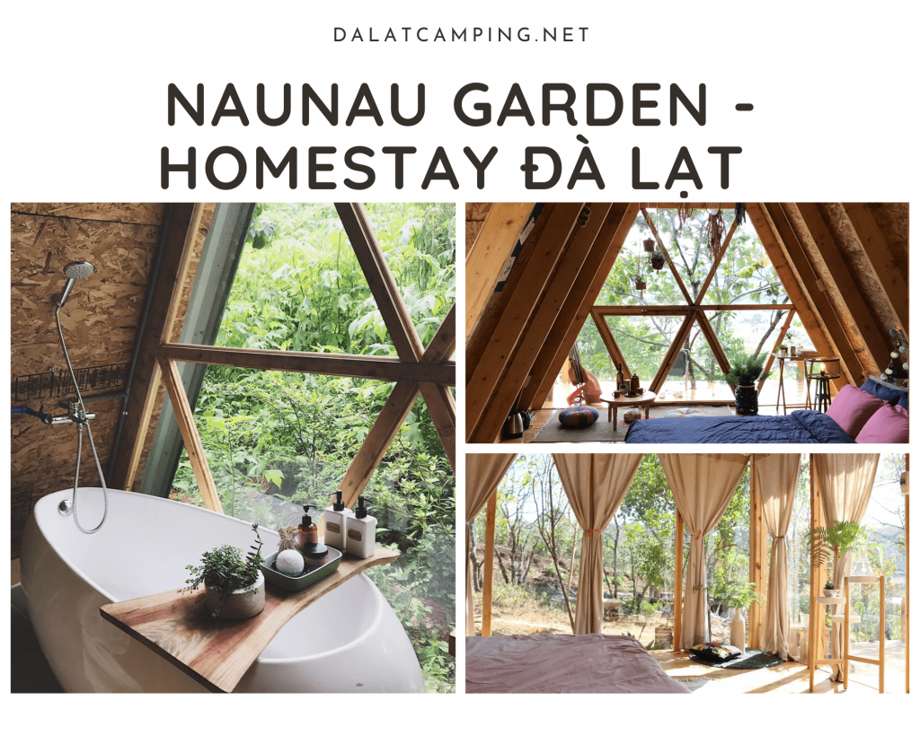 Naunau Garden - Homestay Đà Lạt có bồn tắm view đẹp